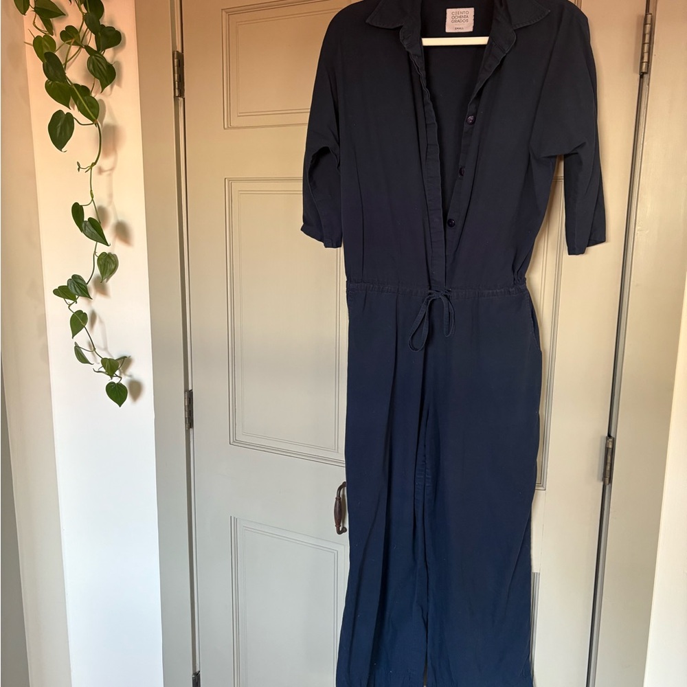 Designer Navy jumpsuit